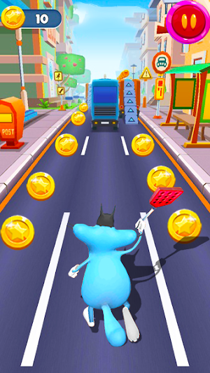 Oggy & Cafards Endless Runner Screenshot 0
