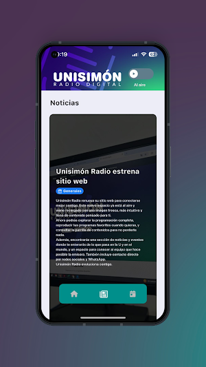 Unisimón Radio Screenshot 2