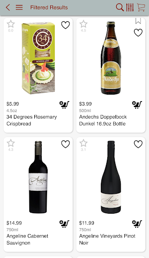Vine & Table App Screenshot 2