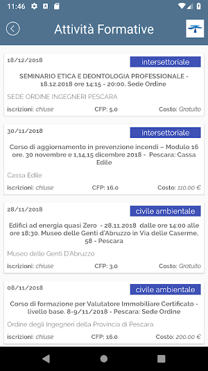 Ordine Ingegneri Pescara Screenshot 1