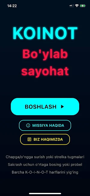 Koinotga Sayohat Screenshot 0