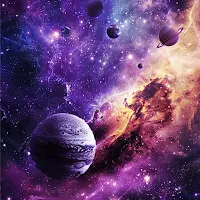 3D Galaxy Live Wallpaper HD 4K