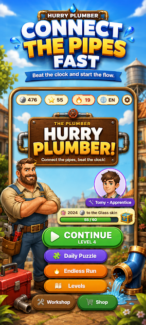 Hurry Plumber: Pipe Puzzle Screenshot 0