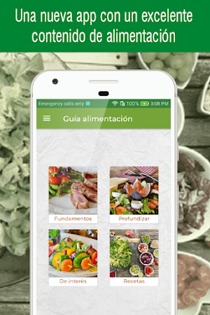 Guia de alimentacion saludable, recetas saludables Screenshot 0