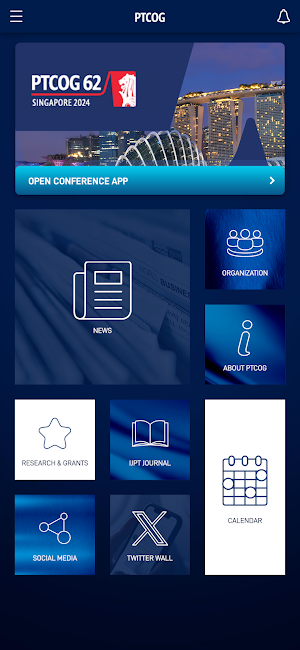PTCOG Society App Screenshot 1