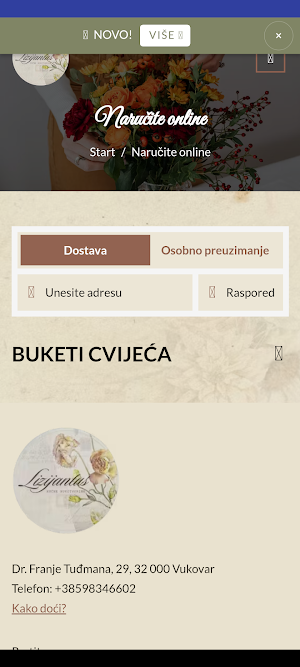 Cvjećarnica Lizijantus Vukovar Screenshot 0
