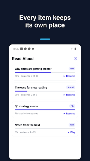 Read Aloud: Text to Speech Screenshot 0