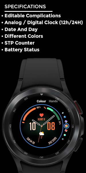 Nighty Hybrid 06 - watch face Screenshot 3