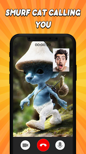 Smurf Cat Video Call & Chat Screenshot 0