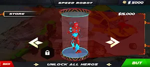 Superhero Flying  Robot Games* Screenshot 2