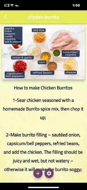 BURRITO RECIPE 2023 Screenshot 1