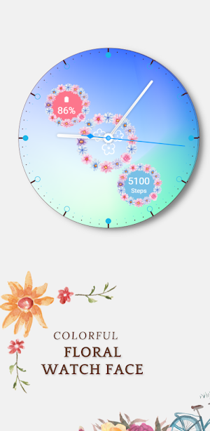 Summer Samsung watch facetheme Screenshot 0