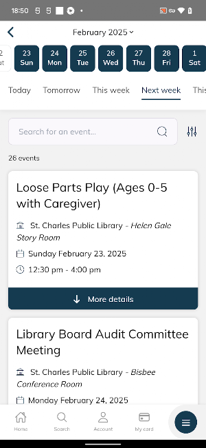 St. Charles Public Library Screenshot 1