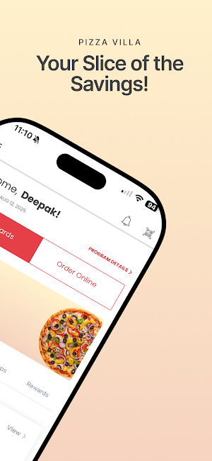 Pizza Villa Rewards Screenshot 2