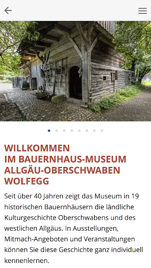 Bauernhaus-Museum Wolfegg Screenshot 1