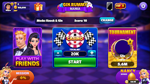 Gin Rummy Mania Screenshot 0