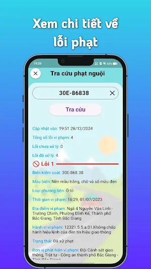 Tra Cứu Phạt Nguội 2025 Screenshot 3