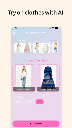 PrettyMe: AI Clothes Try On Screenshot 0