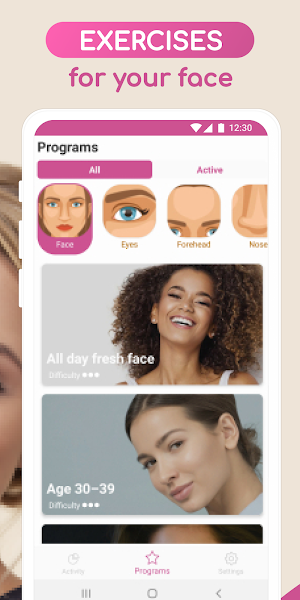 Face Yoga: Facial Exercises for Women Screenshot 1