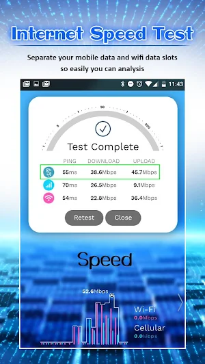 Internet Speed Meter Lite Screenshot 2