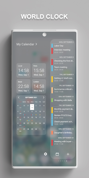 Calendar for Edge Panel Screenshot 0