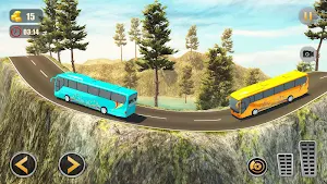 Uphill Tourist Coach Bus Driver 2020: Taxi Games Screenshot 1