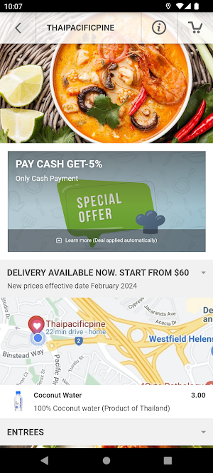 Thaipacificpine Restaurant Screenshot 1