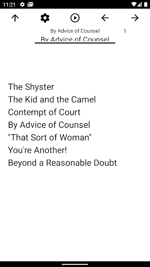 Book, By Advice of Counsel Screenshot 0