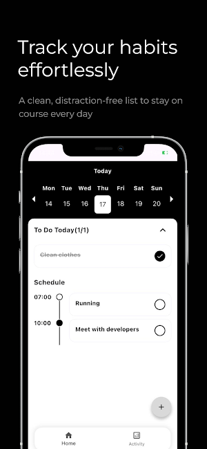 monohabit: one habit daily Screenshot 1