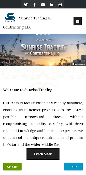 Sunrise Trading & Contracting Screenshot 0
