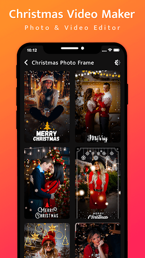 Christmas Photo Frame - Christmas Video Maker Screenshot 1