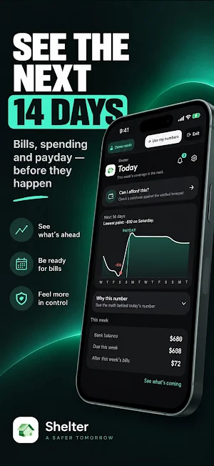 Shelter: Payday Budget Planner Screenshot 1