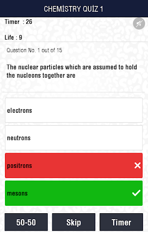 Chemistry Quiz Screenshot 3