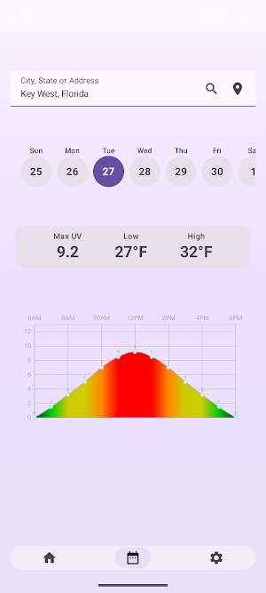 Sunscreen UV index & burn time Screenshot 3