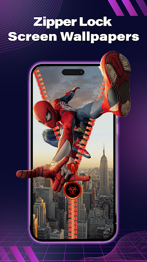 Zipper Lock - Zip Screen Theme Screenshot 0