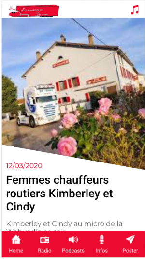 Radio les camionneurs du coeur Screenshot 0