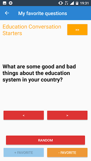 Conversation Starters - Multilanguage Screenshot 2