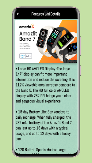 amazfit band 7 guide Screenshot 1