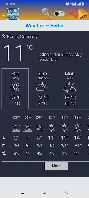 Berlin Weather – 7 Days Screenshot 2