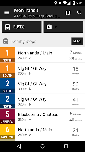 Whistler TS Bus - MonTransit Screenshot 0