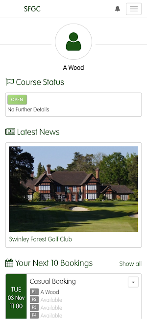 Swinley Forest Golf Club Screenshot 1