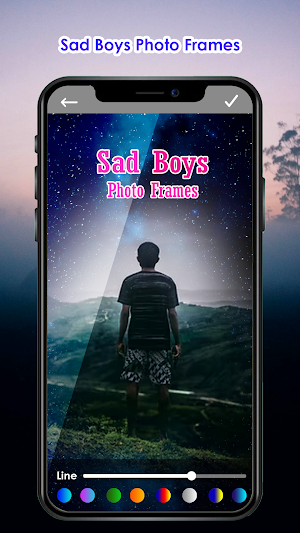 Sad Boys Photo Editor Frames Screenshot 0