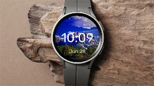 Blue Peaks – Watch Face Screenshot 0