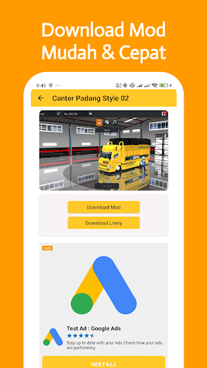 Mod Bussid Truck Canter Herex Screenshot 2