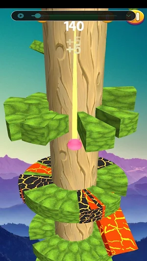 Helix Jungle Jump Screenshot 2