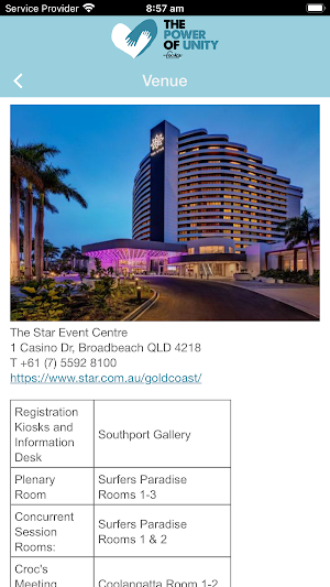 Foodco Conference App Screenshot 1