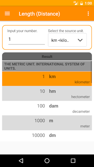 Unit Converter Screenshot 2