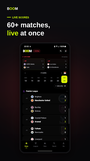 Boom: Live Football Scores Screenshot 0