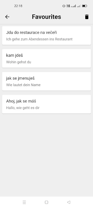 Czech To German Translator Screenshot 3