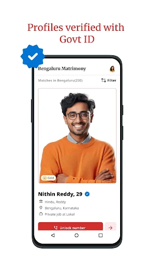 Bengaluru Lokal Matrimony Screenshot 1